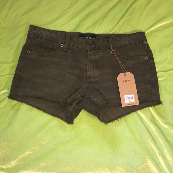 Lucky Brand Pants - Lucky Brand Camo cut-offs NWT